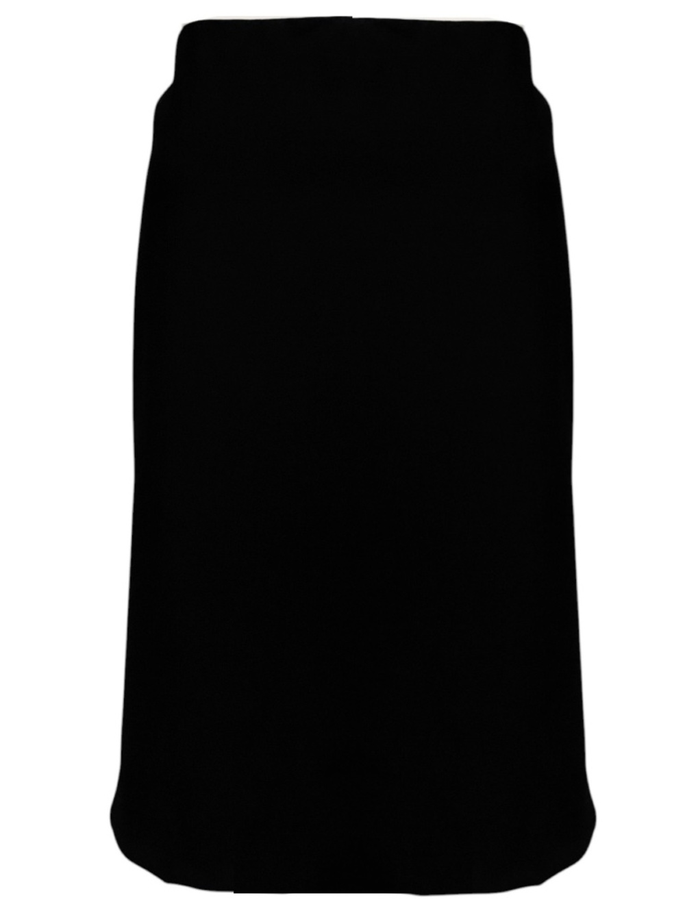 Dolce & Gabbana Black Classic Wool Stretch Pencil Skirt